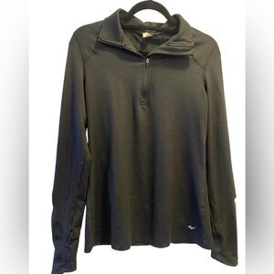 Everlast - black half zip collar long sleeve - medium